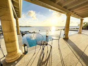 Studio Aloe in shared Villa Diamant, infinity pool, sea view